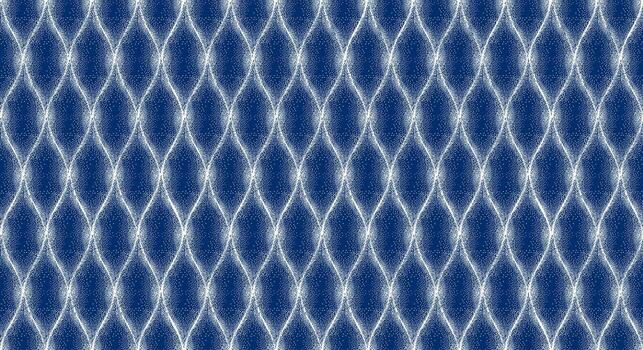 Dotted line grid seamless pattern. Wavy polka dot white texture. Artistic gradient abstract background vector