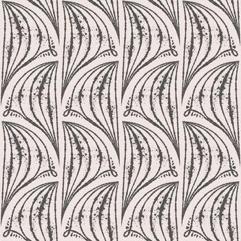 geométrico sin costura modelo con tinta línea textura formando elegante ventilador forma. mano dibujado línea Arte con gris pardo y beige contraste. ideal para fondo de pantalla textil diseño y bosquejo estilo plantillas. vector