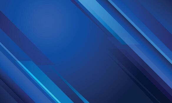 Blue abstract background with diagonal lines vector