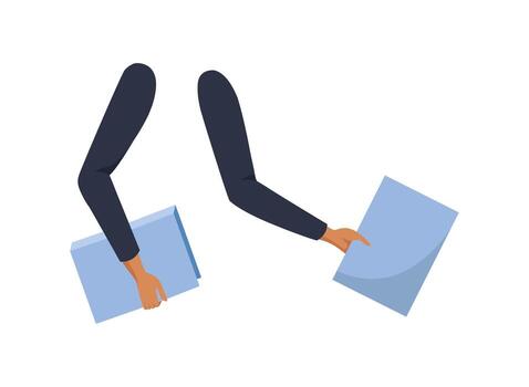 mujer personaje brazos con chaqueta manga como constructor con apartado cuerpo parte conjunto vector