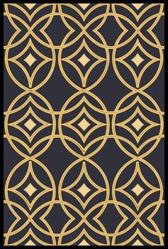 a black and gold geometric pattern. Colorful Abstract Pattern vector