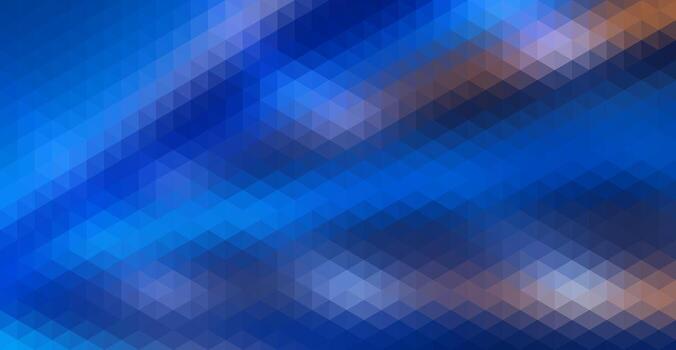 Abstract Geometric Mosaic Background with Bright Blue Light Patterns vector