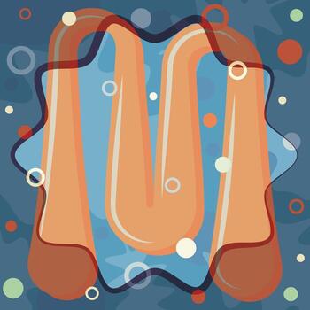 Presentation Design Resource Background Abstract Freeform Shape, Advertising Background, Presentation Design Resource Background vector