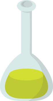 Laboratory Element on White Background. vector