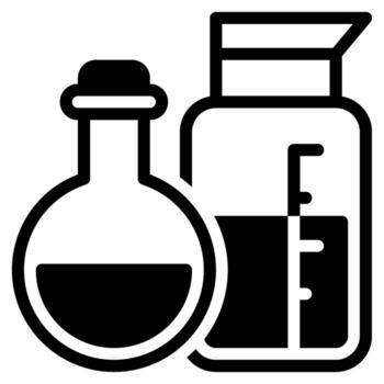 laboratorio pruebas servicios sólido vector