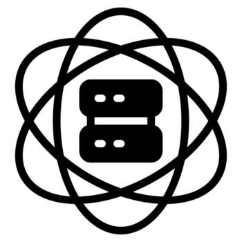 datos Ciencias sólido vector