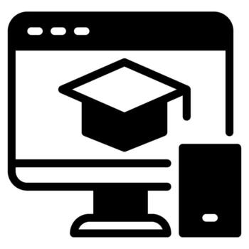 mi aprendizaje plataformas diseño sólido vector