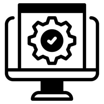 web desarrollo sólido vector