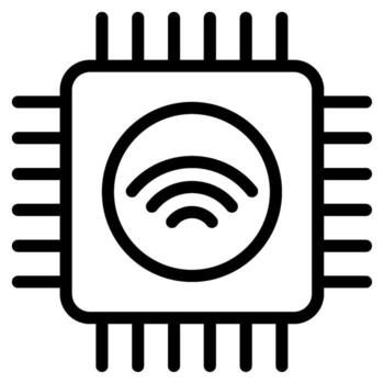 iot firmware contorno vector