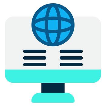 Web hosting services vector