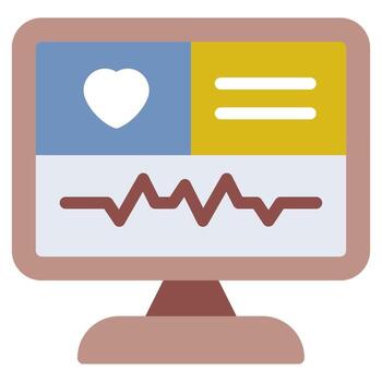 continuo supervisión icono vector