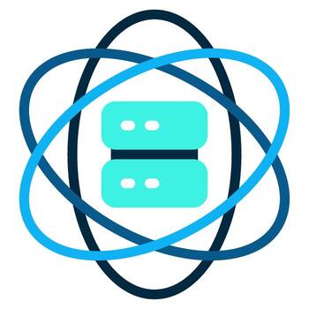 datos Ciencias icono vector
