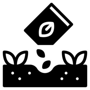 semilla ilustración sólido vector