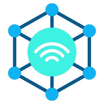 IoT Device Network Illustration vector