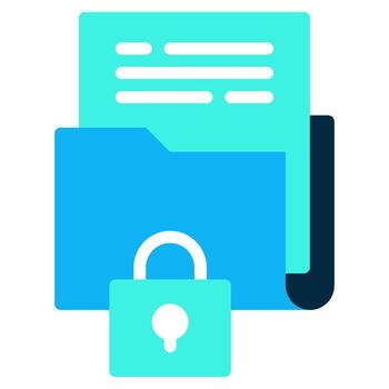 Data Encryption Icon vector
