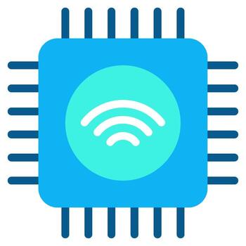 iot firmware icono vector