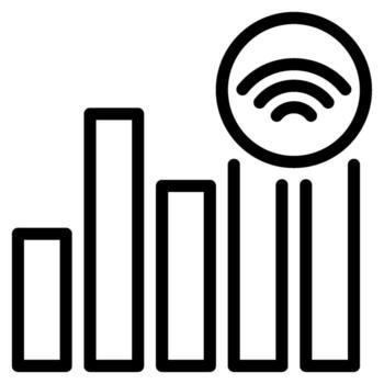 iot datos analítica contorno vector