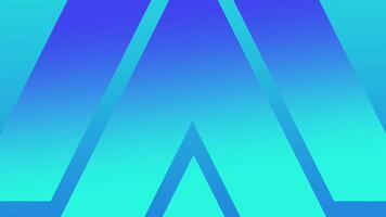 looping animering av blå och cyan lutning chevrons rör på sig uppåt. en modern och rena abstrakt bakgrund. video