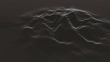 abstrakt digital rutnät med turbulens Karta bakgrund video