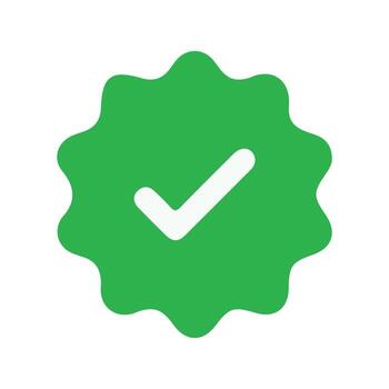 check mark tick verification icon symbol vector