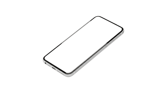 Clean Smartphone Mockup with Blank Screen for Displaying App Design png