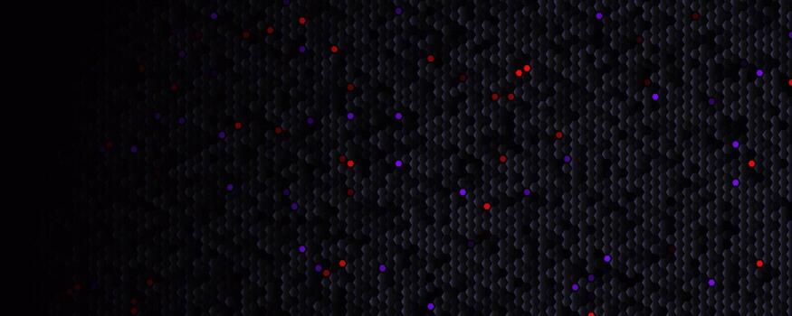 amenaza caza Radar fondo, oscuro maleficio campo con rojo indicadores. detecciones, inglete ataque bragas, equipo morado documentos caza antecedentes para analistas ilustración vector