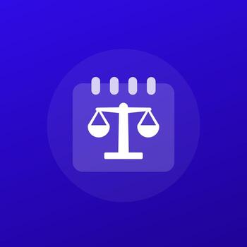 trial date icon with calendar, transparent design vector