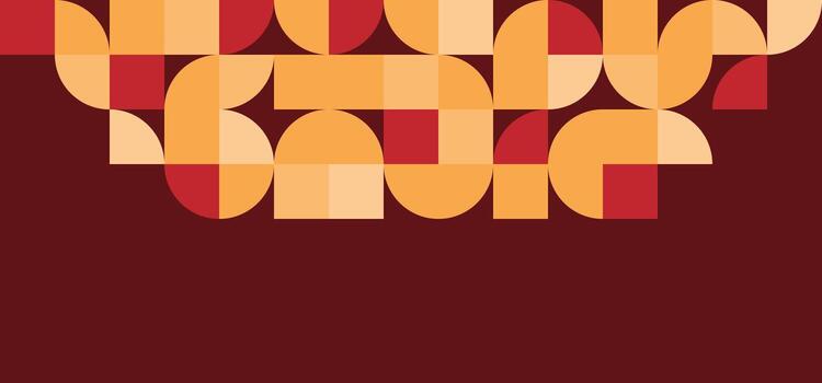 Abstract geometric background in red and orange tones. illustration for your design. autumn eps 10 vector