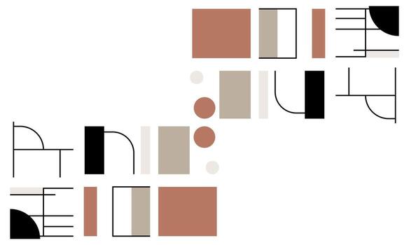 suave tonos y resumen líneas en un limpiar diseño vector