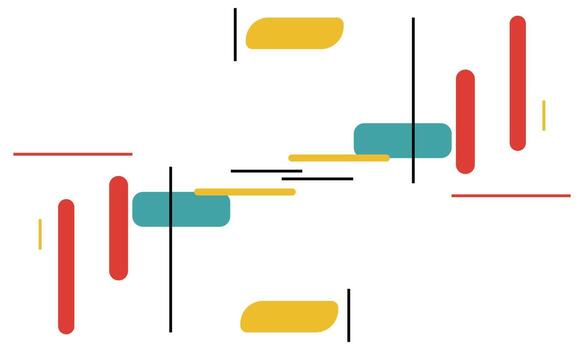 Abstract Wavy Lines on a Minimal Monochrome Background vector