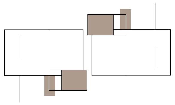 Minimal Geometric Shapes on a Smooth Beige Surface vector