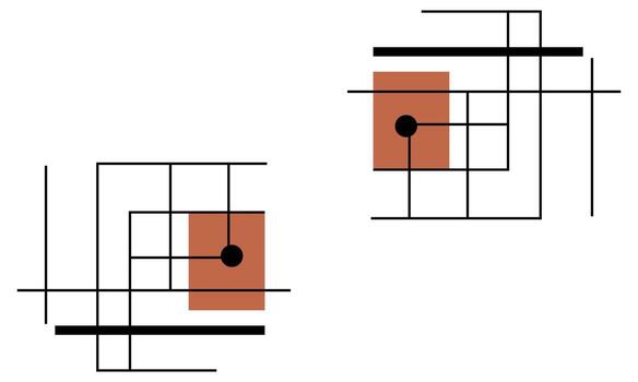 Subtle Monochrome Movement in Minimalist Design vector