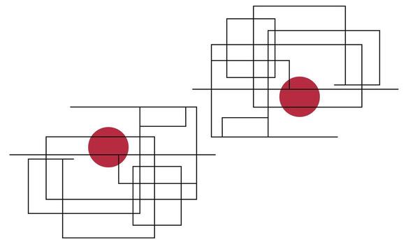 resumen neutral diseño con suave mínimo superposiciones vector