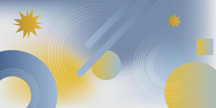 Geometric abstract background. Swiss style. Colored background with abstract gradient shapes. vector