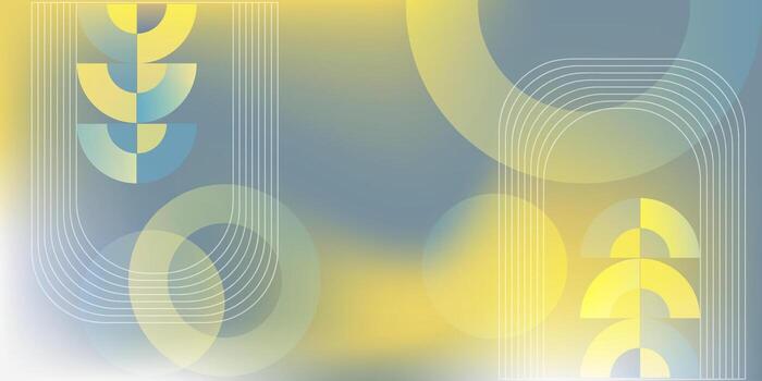 Geometric gradient in retro style. Abstract background. vector