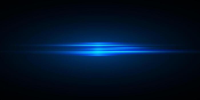 ligero azul neón rayos visualización rápido movimiento, futurista neón rayas movimiento dinámica efecto, tecnología futurista dinámica movimiento. vector
