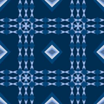 Seamless pattern featuring a geometric design with interlocking shapes. vector