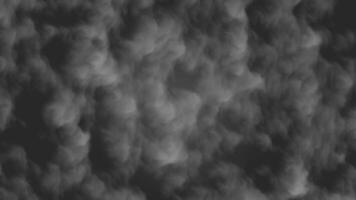 Grayscale cloud texture perfect for backgrounds, overlays, design projects, and creative compositions in need of soft, airy visuals. video