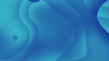 Abstract blue background with overlapping shapes. Suitable for modern tech or science presentations, web design, or digital art projects. video