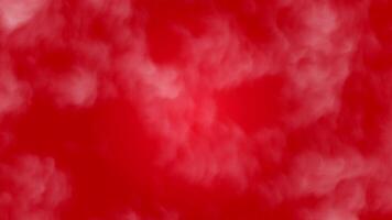 White clouds on a red background ideal for backgrounds, design projects, or adding a pop of color to visuals. Suitable for various creative purposes. video