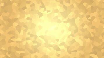 Golden abstract mosaic texture with an uneven coloring. Suitable for backgrounds, banners, digital art projects, and design elements. Texture pack. video
