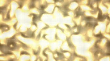 abstrakt geometrisk bakgrund med skimrande gyllene rutor, idealisk för teknik, futuristisk, eller lyx design projekt. video