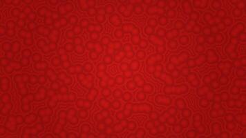 astratto rosso modello somigliante cellule o circolare forme. Perfetto per medico, scienza, o tecnologia progetti bisognoso un' dinamico design elemento. video