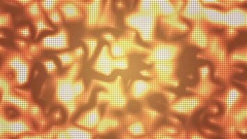 abstrakt rutnät mönster i lysande orange och gul nyanser. lämplig för bakgrunder, digital konst projekt, affischer, och modern design begrepp. video