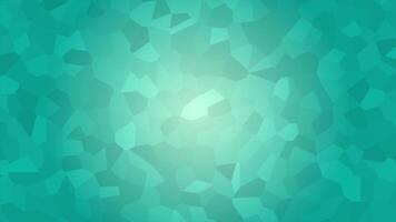 astratto poligono modello nel turchese toni. adatto per sfondi, digitale disegni, stampe, e moderno geometrico a tema progetti. vivace e dinamico. video