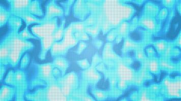 Blue grid pattern with abstract white shapes ideal for digital backgrounds, graphic designs, technology concepts, and modern aesthetics. video