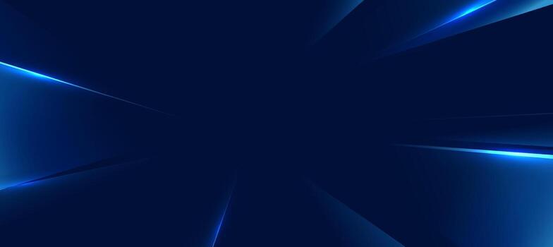 Modern Blue Abstract background With Gloiwng lines and polygon elegant background and banner business product presentation vector