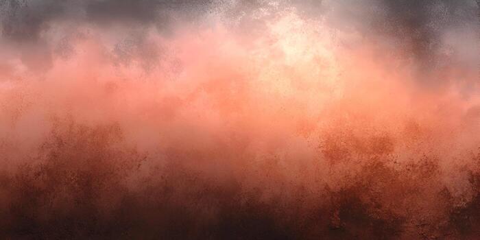 An abstract textured background displays a warm gradient transitioning from glowing peach and orange tones to darker browns and grays photo