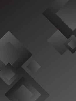 Modern geometric background black gradient color box shape vector