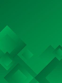 Modern geometric background green gradient color box shape vector
